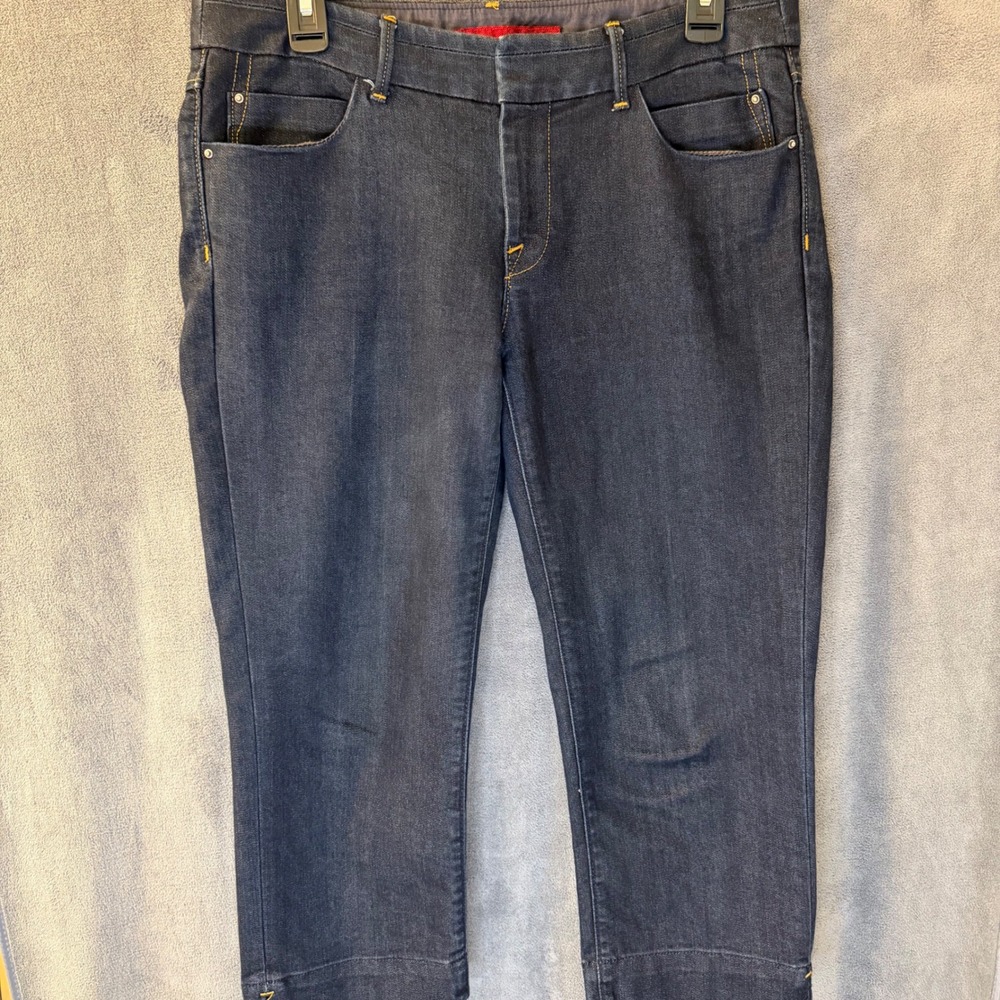 Banana Republic Limited Edition Dark Wash Cropped Jeans Womens 29/8 (32W) Indigo